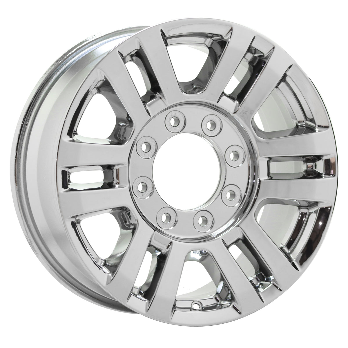 18" Ford F250 F350 SRW Bright Chrome wheels rims Factory OEM set 10098 EXCHANGE