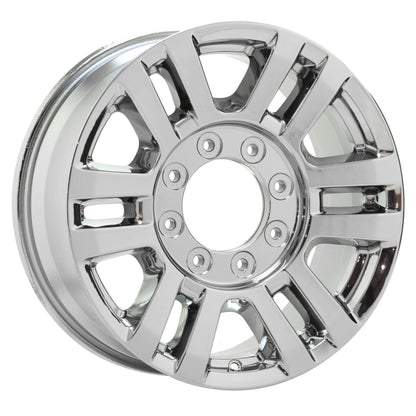 18" Ford F250 F350 SRW Bright Chrome wheels rims Factory OEM set 10098 EXCHANGE
