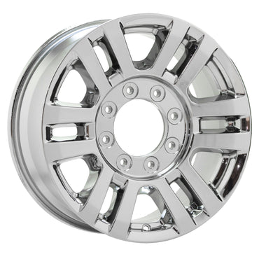 18" Ford F250 F350 SRW Bright Chrome wheels rims Factory OEM set 10098