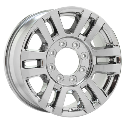 18" Ford F250 F350 SRW Bright Chrome wheels rims Factory OEM set 10098 EXCHANGE