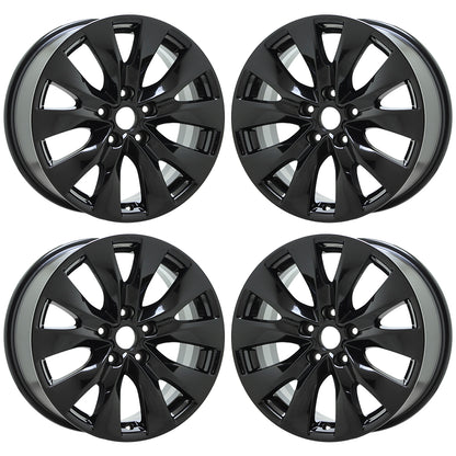 17" Subaru Legacy Gloss Black wheels rims Factory OEM set 68823 EXCHANGE