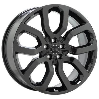 20" Land Range Rover Evoque Black Chrome Wheels Rims Factory 72235