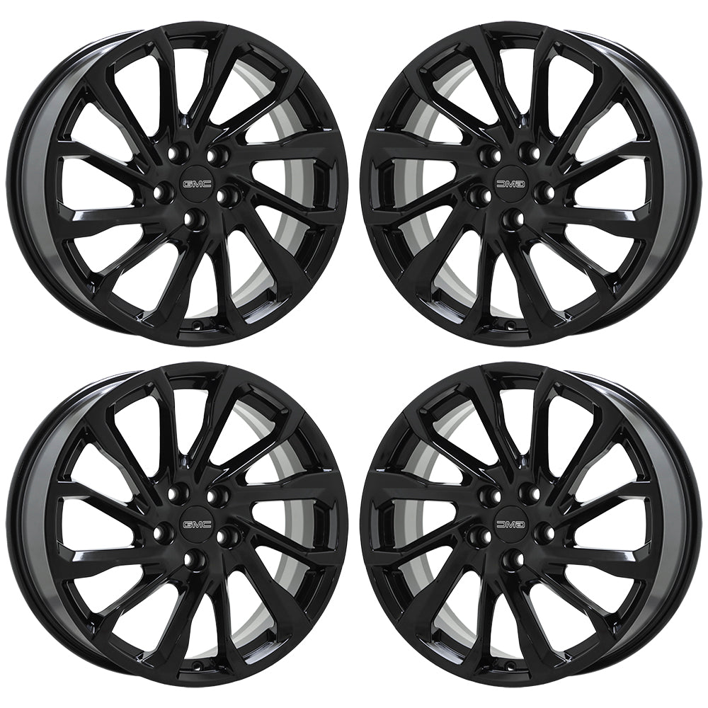 19" GMC Terrain Gloss Black Wheels Rims Factory OEM Set 95204 EXCHANGE