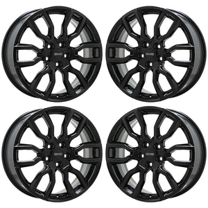 EXCHANGE 19" GMC Terrain Black Wheels Rims Factory OEM Set 5837