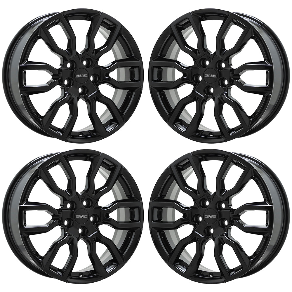 19" GMC Terrain Gloss Black wheels rims Factory OEM set 5837