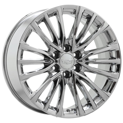 22" Cadillac Escalade V Bright Chrome wheels rims Factory OEM 4883 EXCHANGE