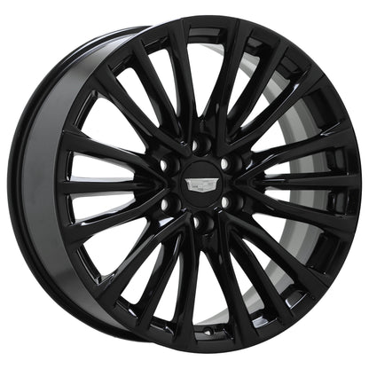 22" Cadillac Escalade V Gloss Black wheels rims Factory OEM 4883 EXCHANGE