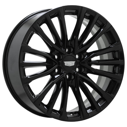 22" Cadillac Escalade V Gloss Black wheels rims Factory OEM 4883 EXCHANGE