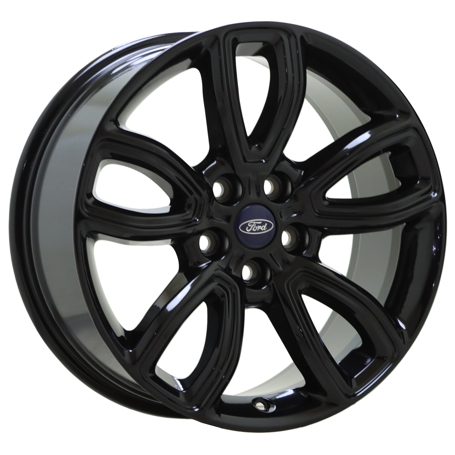 18" Ford Explorer Gloss Black wheels Factory OEM set 10265 EXCHANGE