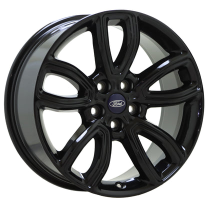 18" Ford Explorer Gloss Black wheels Factory OEM set 10265 EXCHANGE