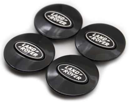 2 3/8" LR2, LR3, LR4, Land Rover Evoque, Sport Black Center Cap LR001156 set