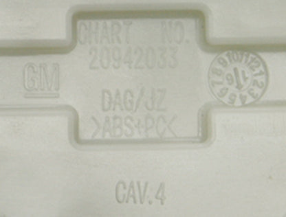 3 1/4" Chevrolet Silverado 1500 Tahoe, Suburban Black Center Cap 23480948 x1