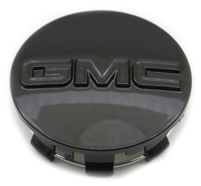 3 1/4" GMC Sierra 1500, Yukon Black Center Cap #23357064 set