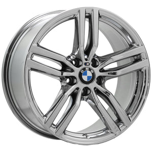 19" BMW X6 series PVD Chrome wheel rim Factory OEM 86263 (Rear)