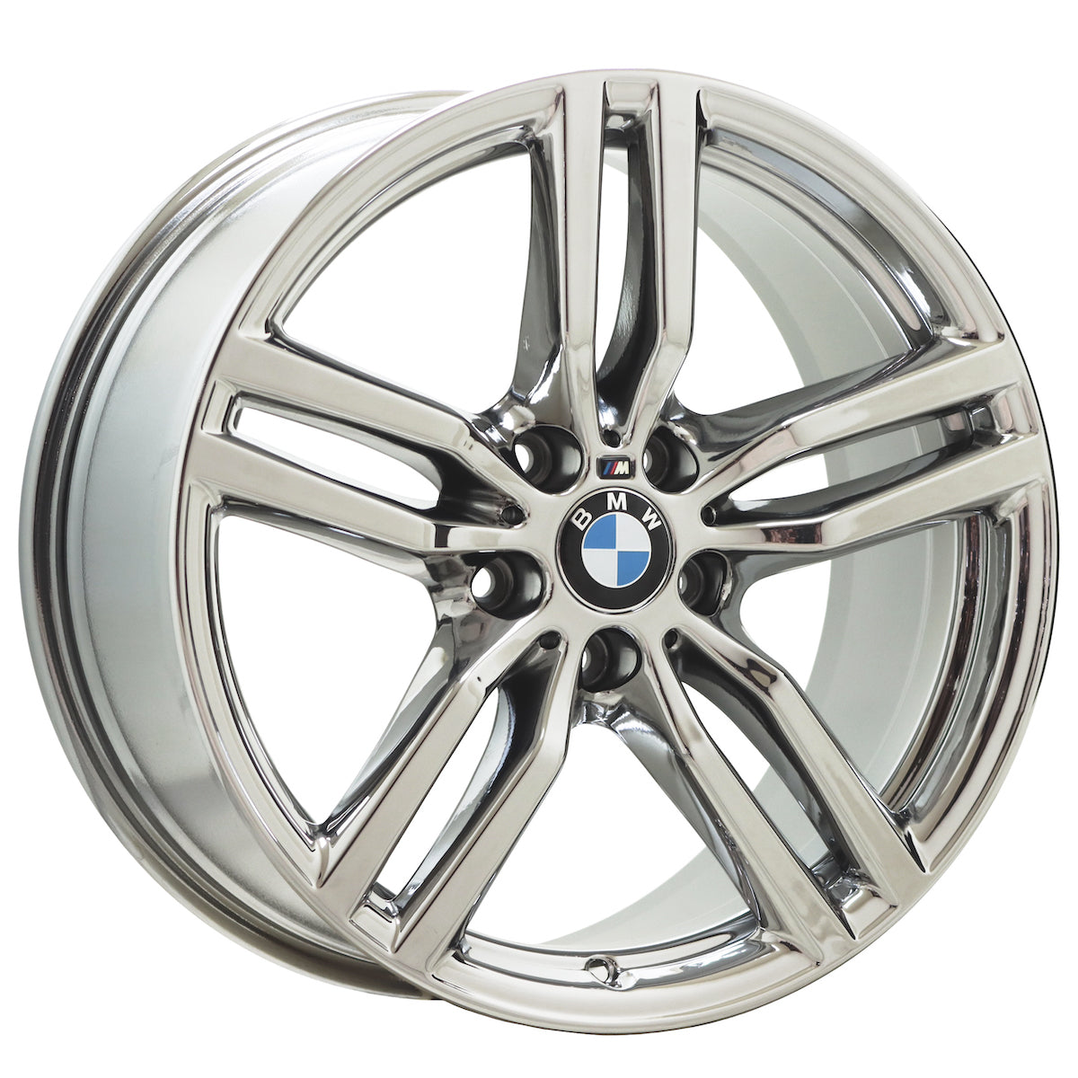 19" BMW X6 series Bright Chrome wheel rim Factory OEM 86264 (Front)