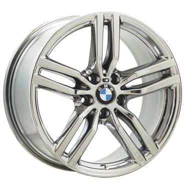 19" BMW X6 series Bright Chrome wheels rims Factory OEM set 86264 86263