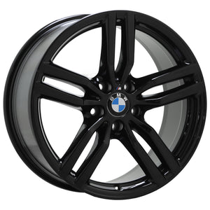 19" BMW X6 series Black wheel rim Factory OEM 86264 (Front)