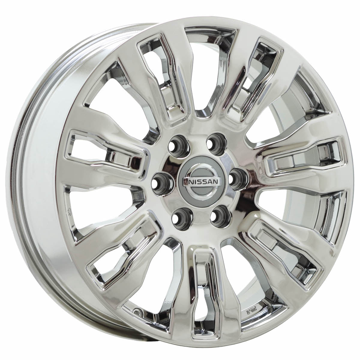 20" Nissan Titan XD Bright Chrome Wheels Rims Factory OEM set 62728