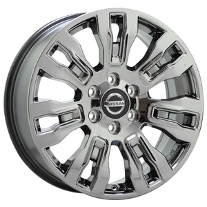 20" Nissan Titan XD PVD Chrome Wheels Rims Factory OEM set 62728