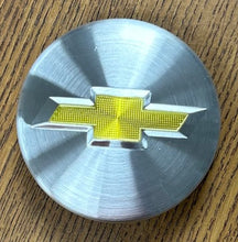 Load image into Gallery viewer, 3 1/4&quot; Chevrolet Silverado 1500, Tahoe, OEM Brushed Center Cap 22837060 set
