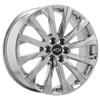20" Chevrolet Traverse Blazer Bright Chrome wheels rims OEM set 14057 EXCHANGE