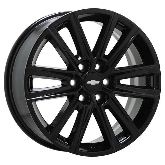 18" Chevrolet Traverse Gloss Black wheel rim OEM x1 14066