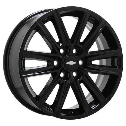 18" Chevrolet Traverse Gloss Black wheels rims OEM set 4 14066