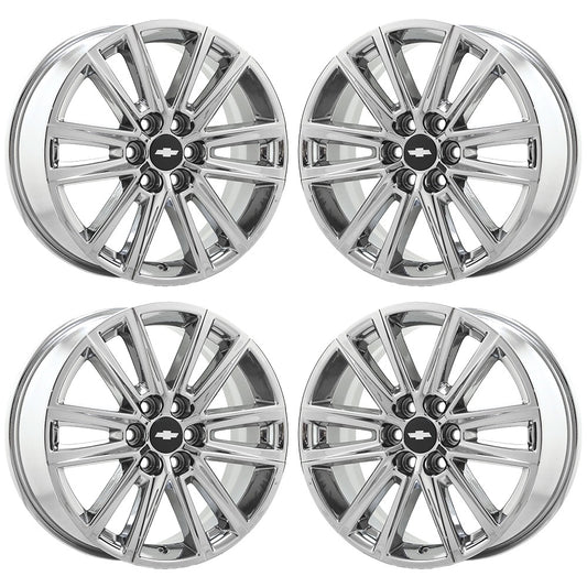 18" Chevrolet Traverse Bright Chrome wheels rims OEM set 4 14066 EXCHANGE