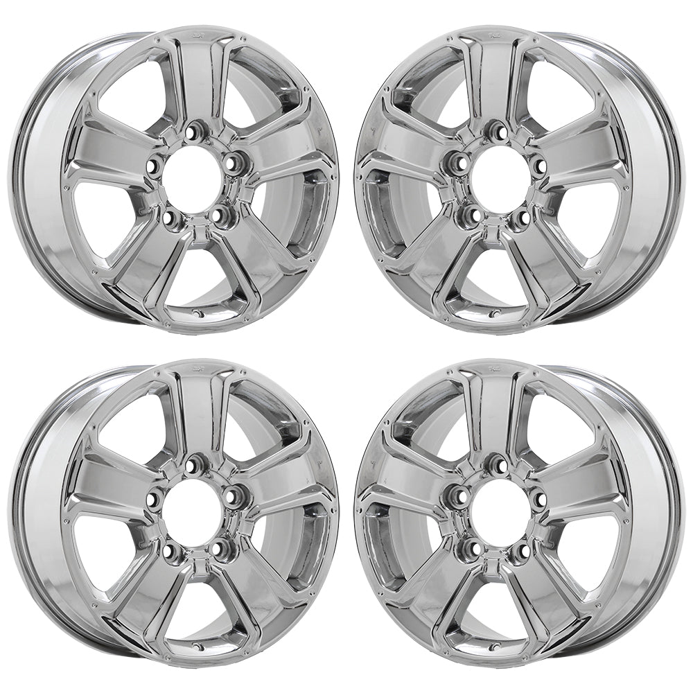 18" Toyota Sequoia Tundra Chrome Bright wheels rims OEM set 4 75156 EXCHANGE