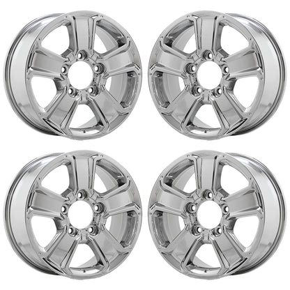 18" Toyota Sequoia Tundra Chrome Bright wheels rims OEM set 4 75156 EXCHANGE