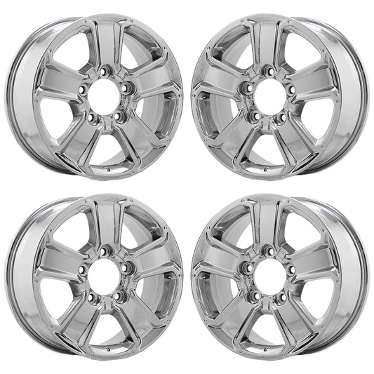 18" Toyota Sequoia Tundra Chrome Bright wheels rims OEM set 4 75156