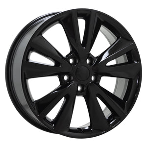 EXCHANGE 20" Dodge Durango Black wheels rims Factory OEM set 2393