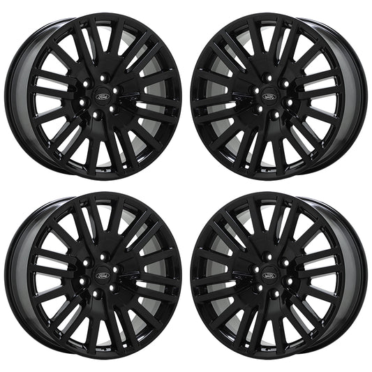 22" Ford Expedition Gloss Black wheels rims Factory OEM set 10444 EXCHANGE