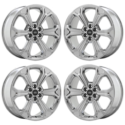 22" Ford Expedition Bright Chrome wheels rims Factory OEM set 10443 EXCHANGE