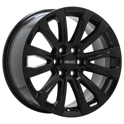 18" GMC Canyon Gloss Black wheels rims Factory OEM set 14023 EXCHANGE
