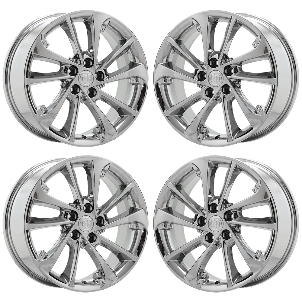 18" Buick Encore GX Bright Chrome wheels rims Factory OEM set 14004 EXCHANGE