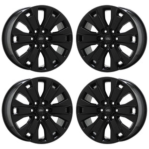 20" Ford F150 Truck Gloss Black wheels rims Factory OEM set 4 10065