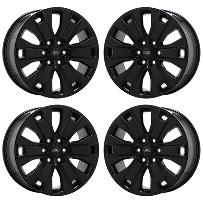 20" Ford F150 Truck Gloss Black wheels rims Factory OEM set 4 10065 EXCHANGE