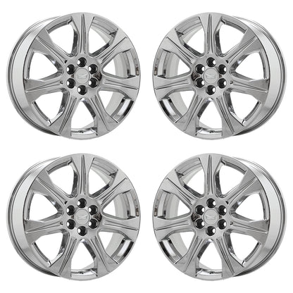20" Cadillac SRX Bright Chrome wheels rims Factory OEM set 4667 EXCHANGE