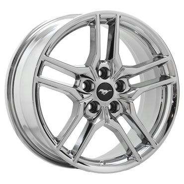 18" Ford Mustang Bright Chrome wheels rims Factory OEM set 10157