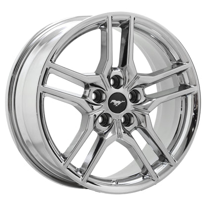 18" Ford Mustang Bright Chrome wheels rims Factory OEM set 10157