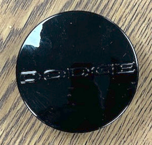 2 1/2" Dodge Avenger, Caliber Challenger Black Center Cap #1SK35TRMAA single