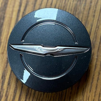 2 1/2" Chrysler 300, Pacifica Charcoal Center Cap #1LB4RNWAB set
