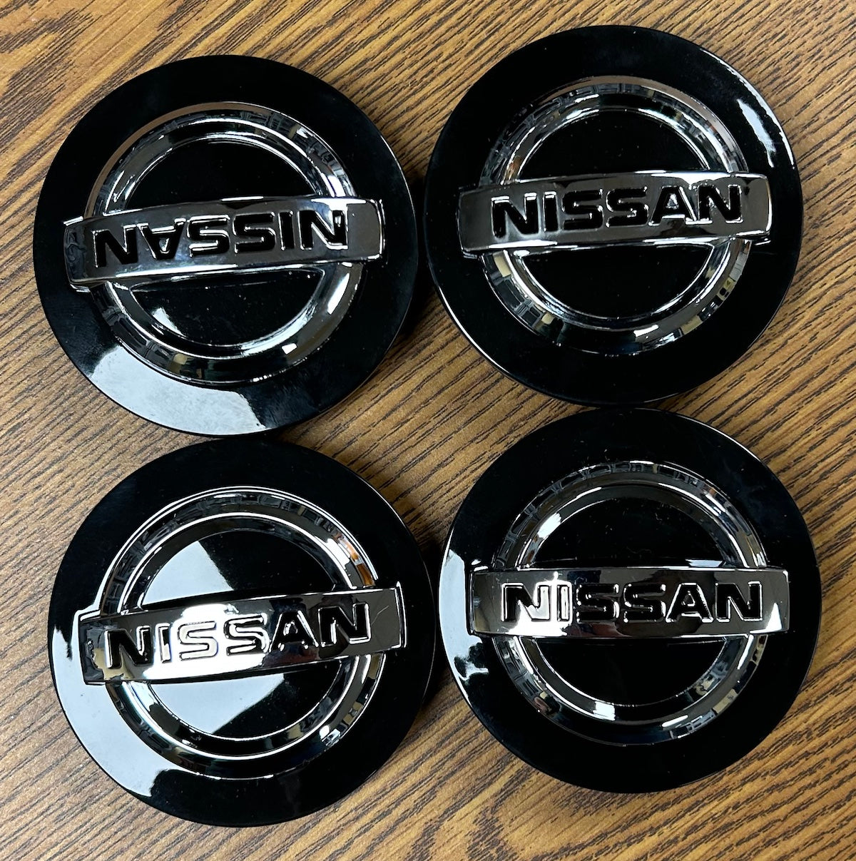 3 5/16" Nissan Armada, Titan Dark Charcoal Center Cap #40342-5ZM1A set