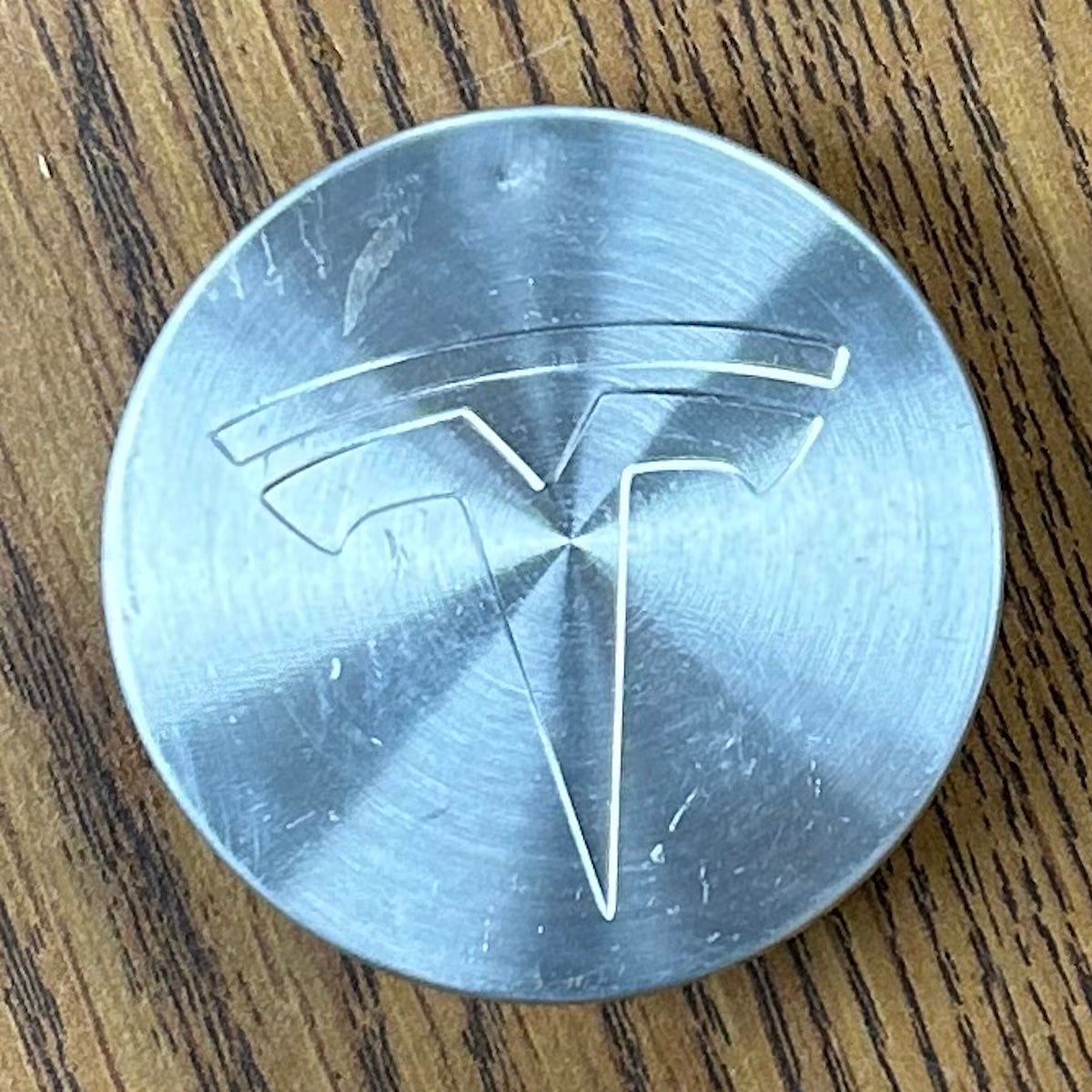 2 1/4" Tesla Model 3, S, X, Y OEM Machined Center Cap #600587901A set 97095