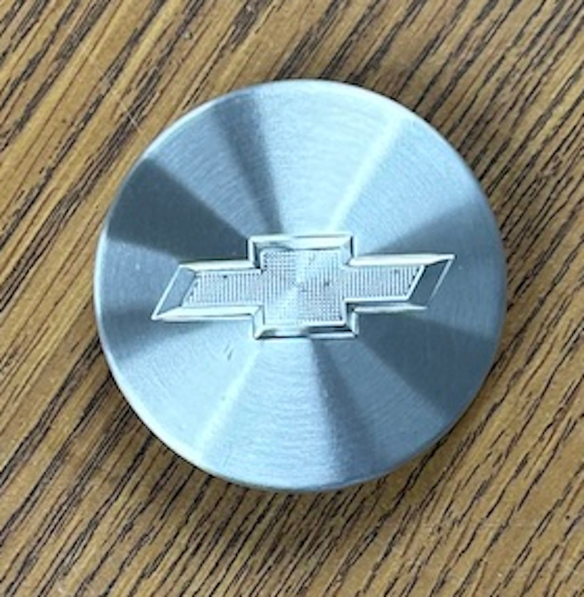 2 5/8" Chevrolet Camaro Brushed Center Cap #23115613 single