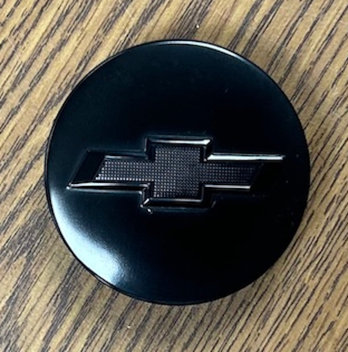 2 5/8" Chevrolet Camaro, Colorado Satin Black Center Cap #23115614 single