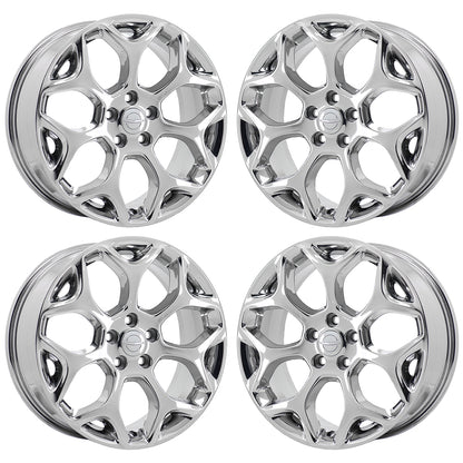 19" Chrysler 300 AWD Bright Chrome wheels rims Factory OEM set 4 2537