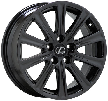 17" Lexus NX200 NX300 Black Chrome wheels rims Factory set 74326