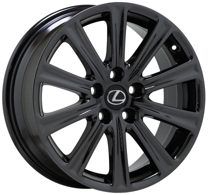 17" Lexus NX200 NX300 Black Chrome wheels rims Factory set 74326